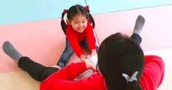 엄마랑 수건 체조