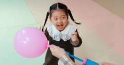 엄마랑 풍선놀이