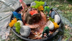 공룡탐험 대폭발 실험